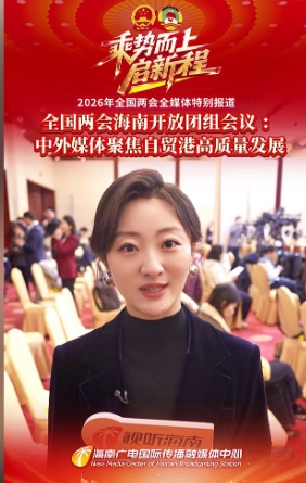 全国两会海南开放团组会议：中外媒体聚焦自贸港高质量发展