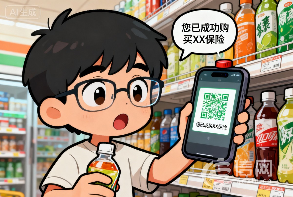 扫瓶盖二维码领红包却买了保险 东鹏特饮说这是广告
