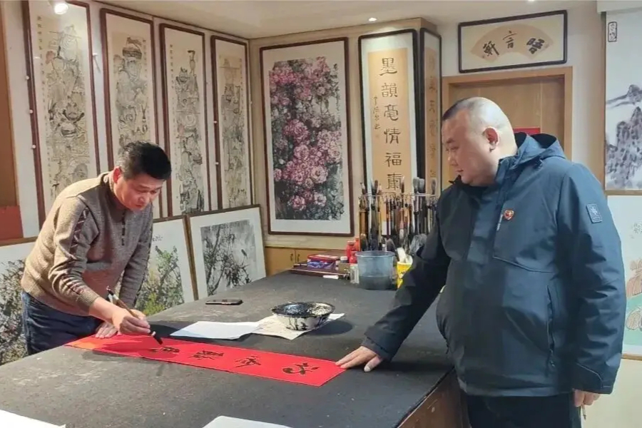 春雨润湘商 墨香启新程——湖南省企业文化促进会举办马年新春书画艺术交流活动