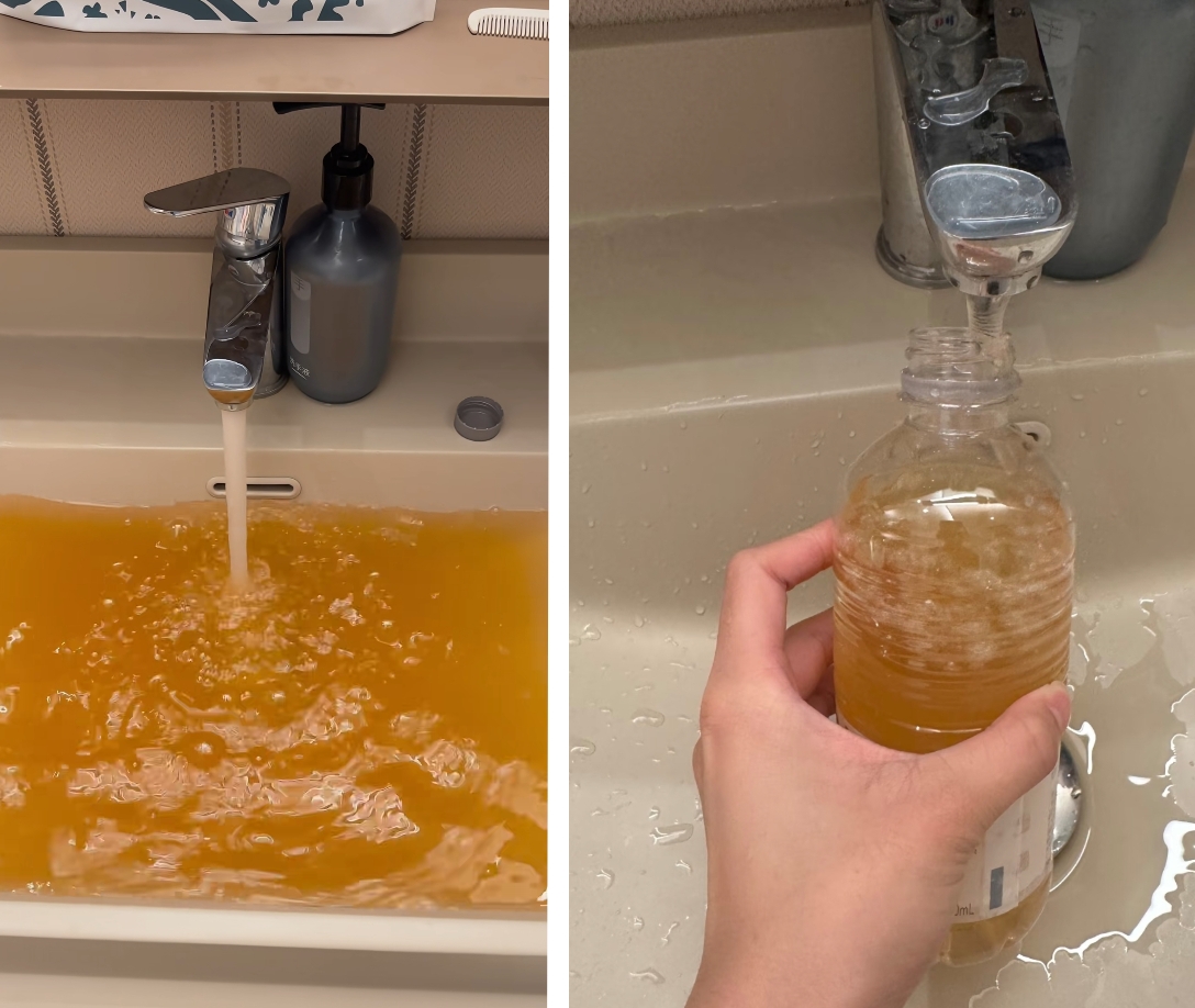 汉庭住客洗澡时满头泡沫突然停水 半小时后酒店送来4瓶矿泉水