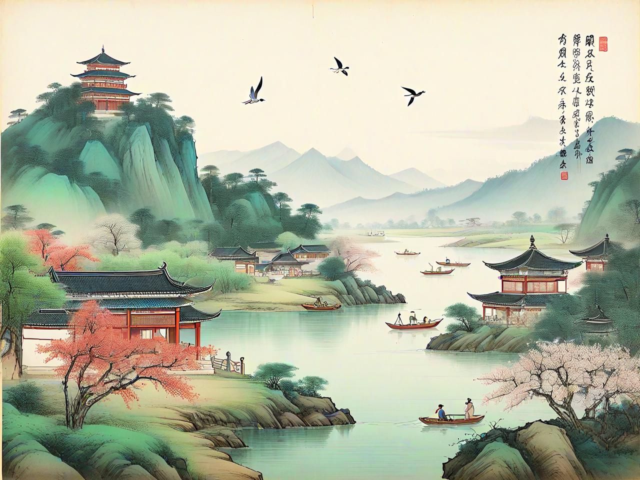 唐·杜牧《江南春》：杜牧笔下的烟雨楼台与千古情思