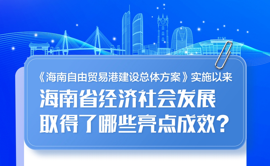 总体方案实施以来，海南省经济社会发展取得了哪些亮点成效？