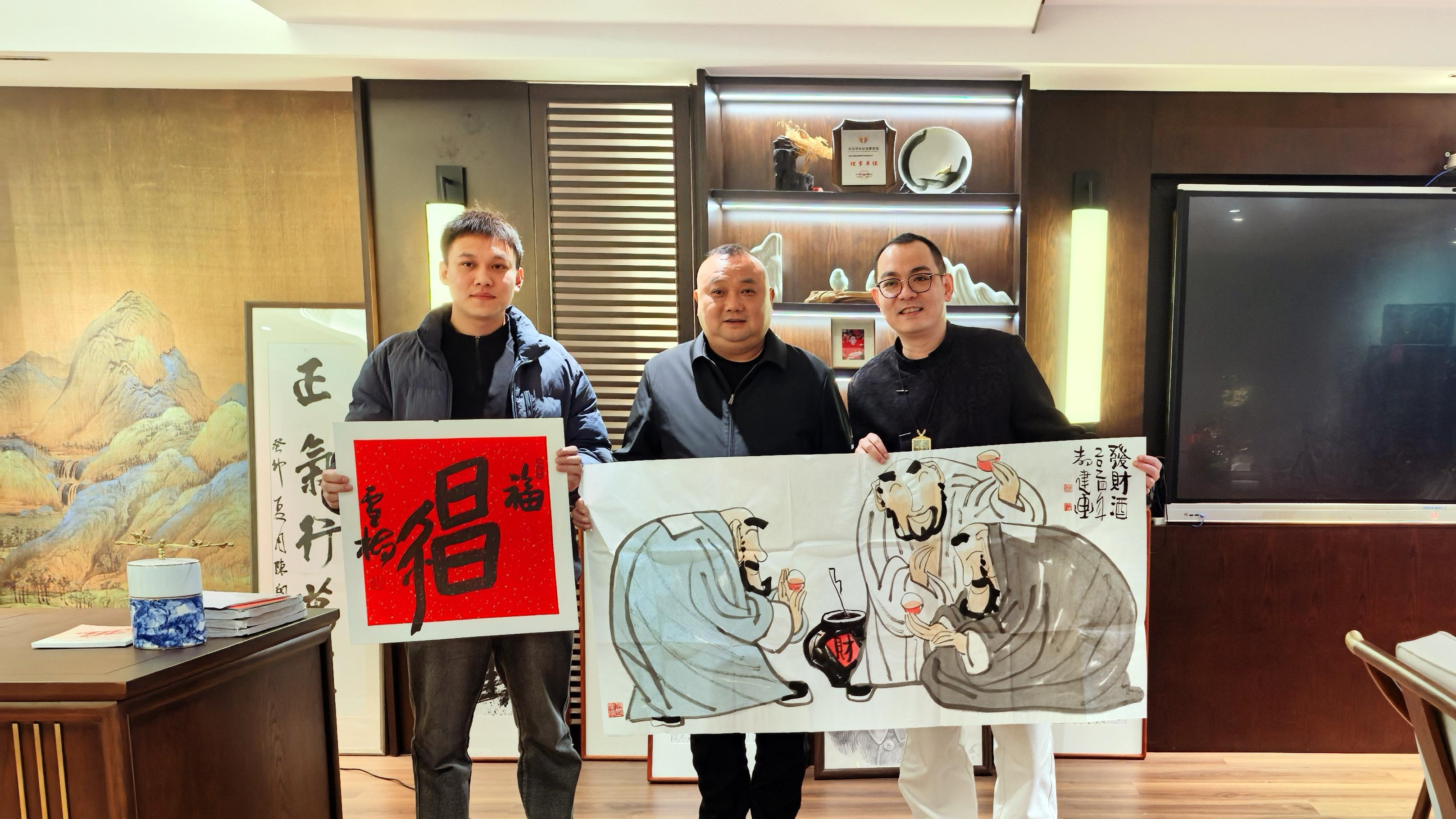 湖南省企业文化促进会谢建军在赤兔星耀传媒走访调研