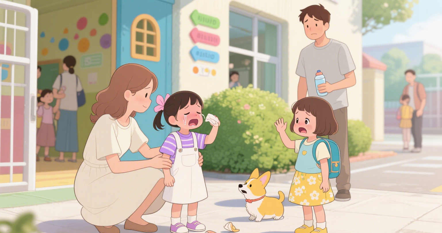 孩子上幼儿园，为什么有的哭个不停，有的却轻松告别？