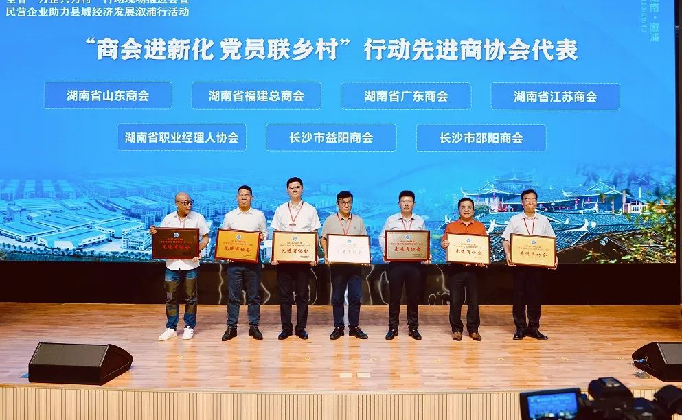 商会动态｜湖南省职业经理人协会被评为2021-2023年“商会进新化 党员联乡村”行动先进商协会