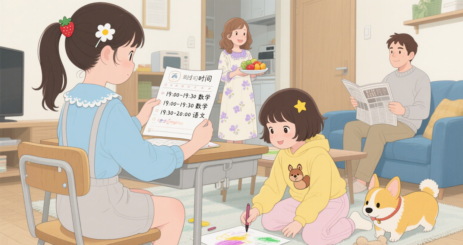 与其催作业，不如帮孩子建立时间感