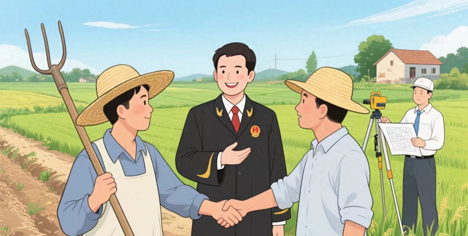 “田间办案” 眼见为实促和解！