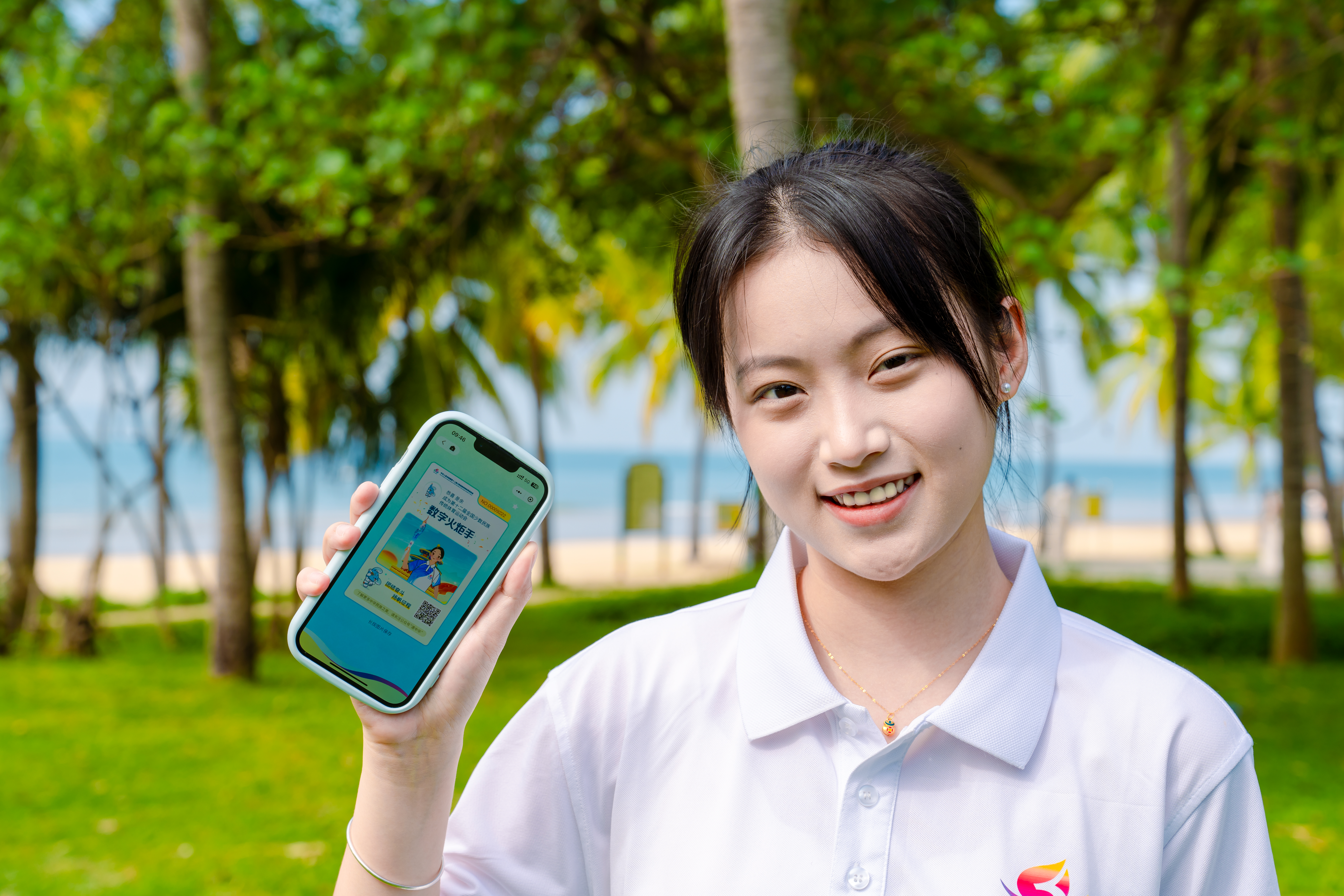 人人争当火炬手 运动会网络火炬传递火热