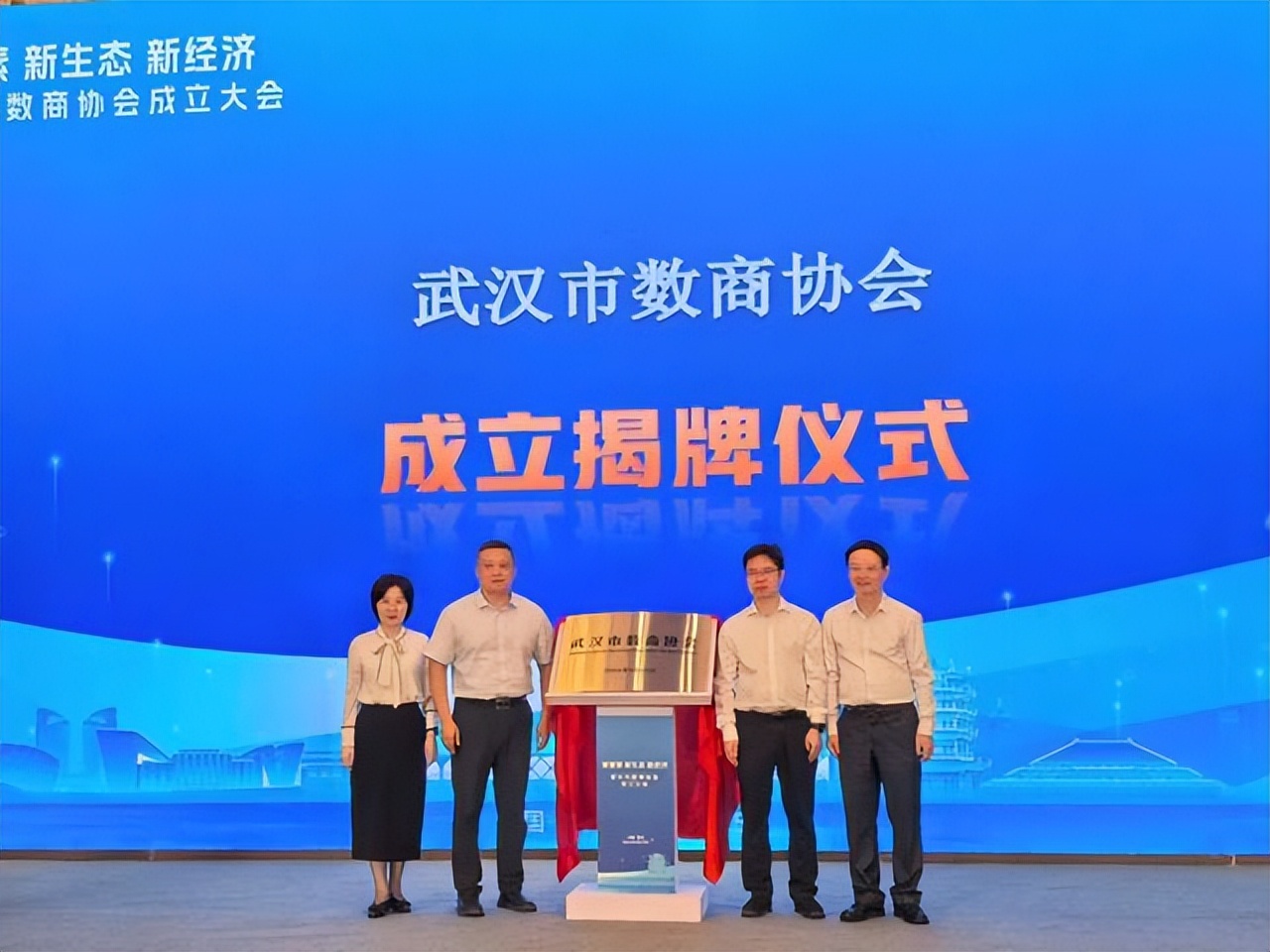 武汉市数商协会揭牌成立，打破壁垒搭建平台助推实体经济与数字经济融合