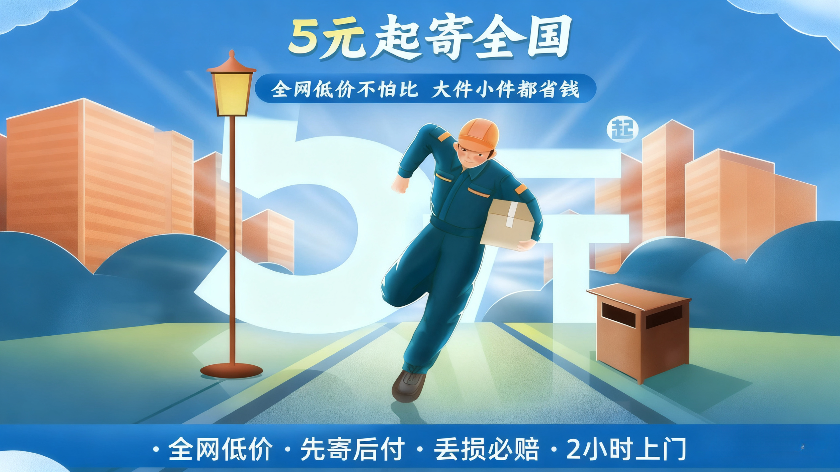 还在查找便宜寄快递？快送宝小程序多场景特惠寄