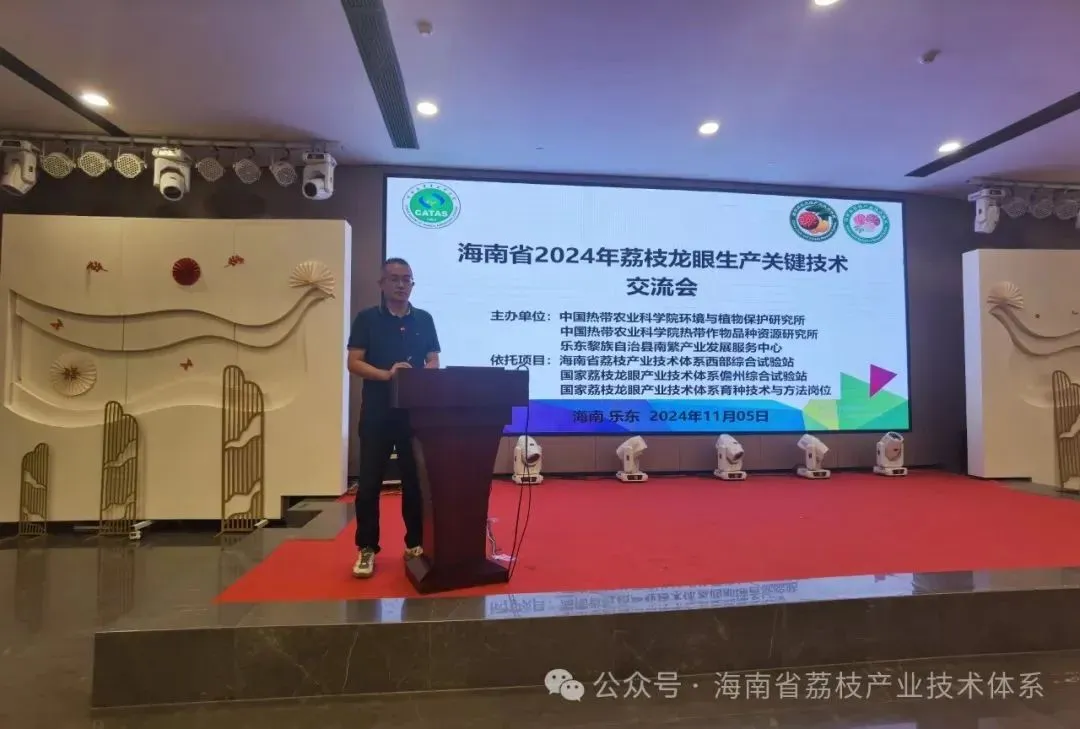 海南省西部产区2024年荔枝龙眼生产关键技术交流会在乐东举办