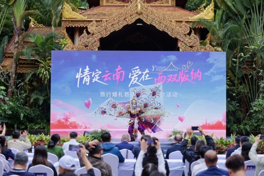 “情定云南·爱在西双版纳”推介会启幕 鸣奏雨林婚礼浪漫曲(图3)
