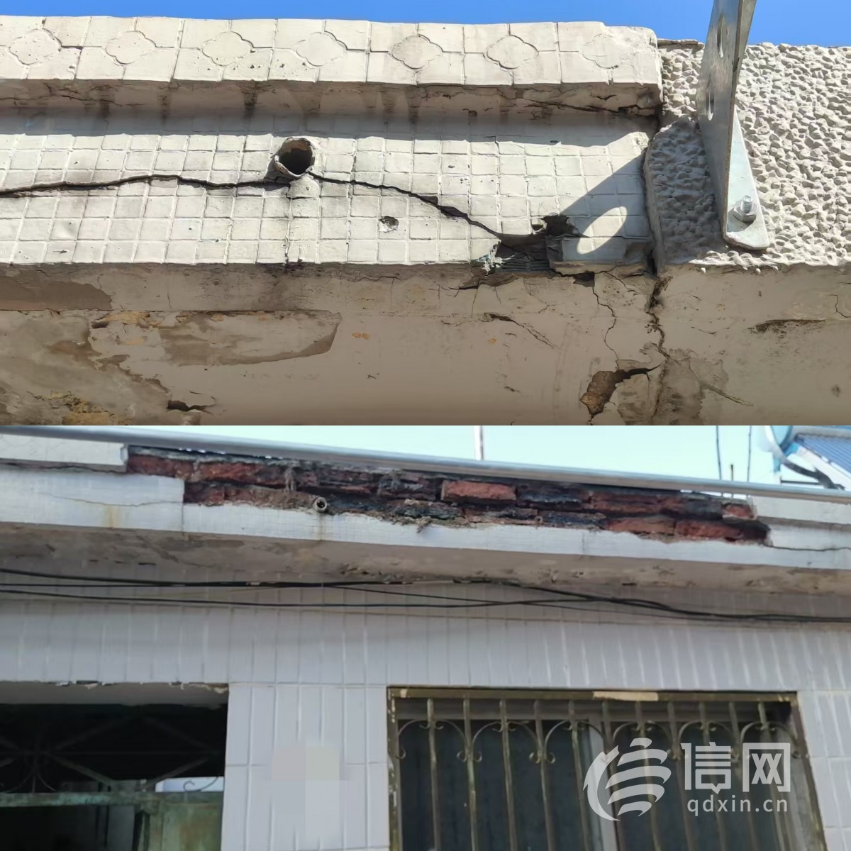 房屋外墙砖块脱落与管道改造有关？ 业主盼燃气公司维修