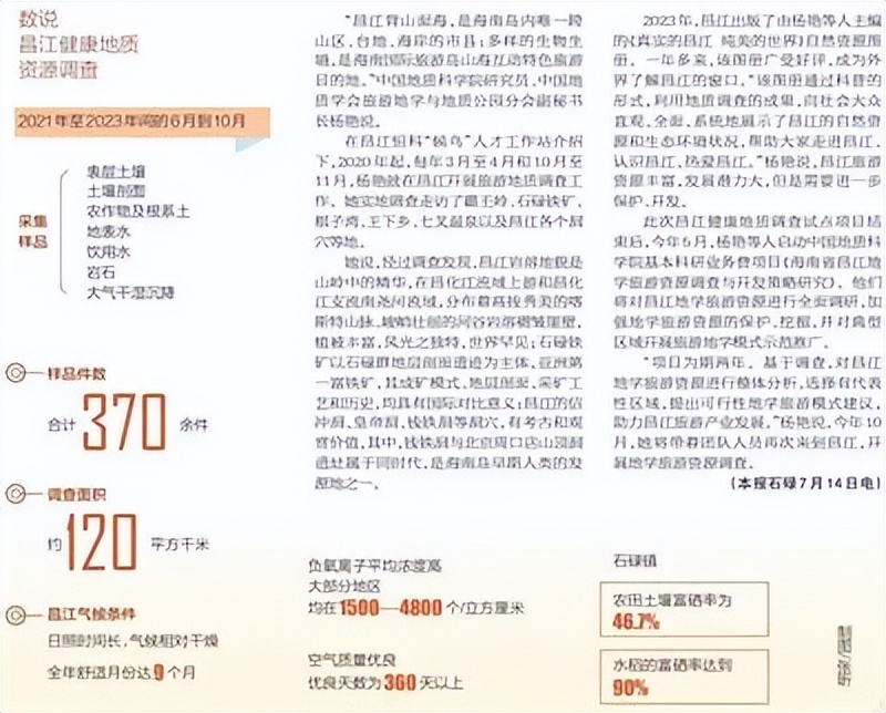 昌江丨探寻地质新密码