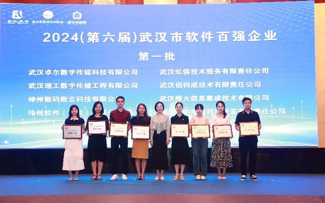武汉2024年软件行业竞争力百强榜单出炉