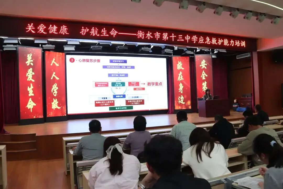 看河北衡水十三中老师如何练“救”真本领